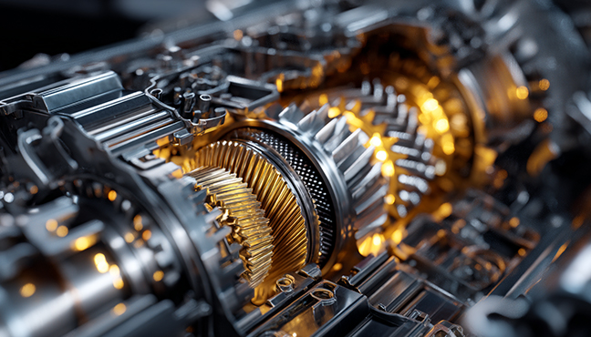 Industrial drive train rotors and housings